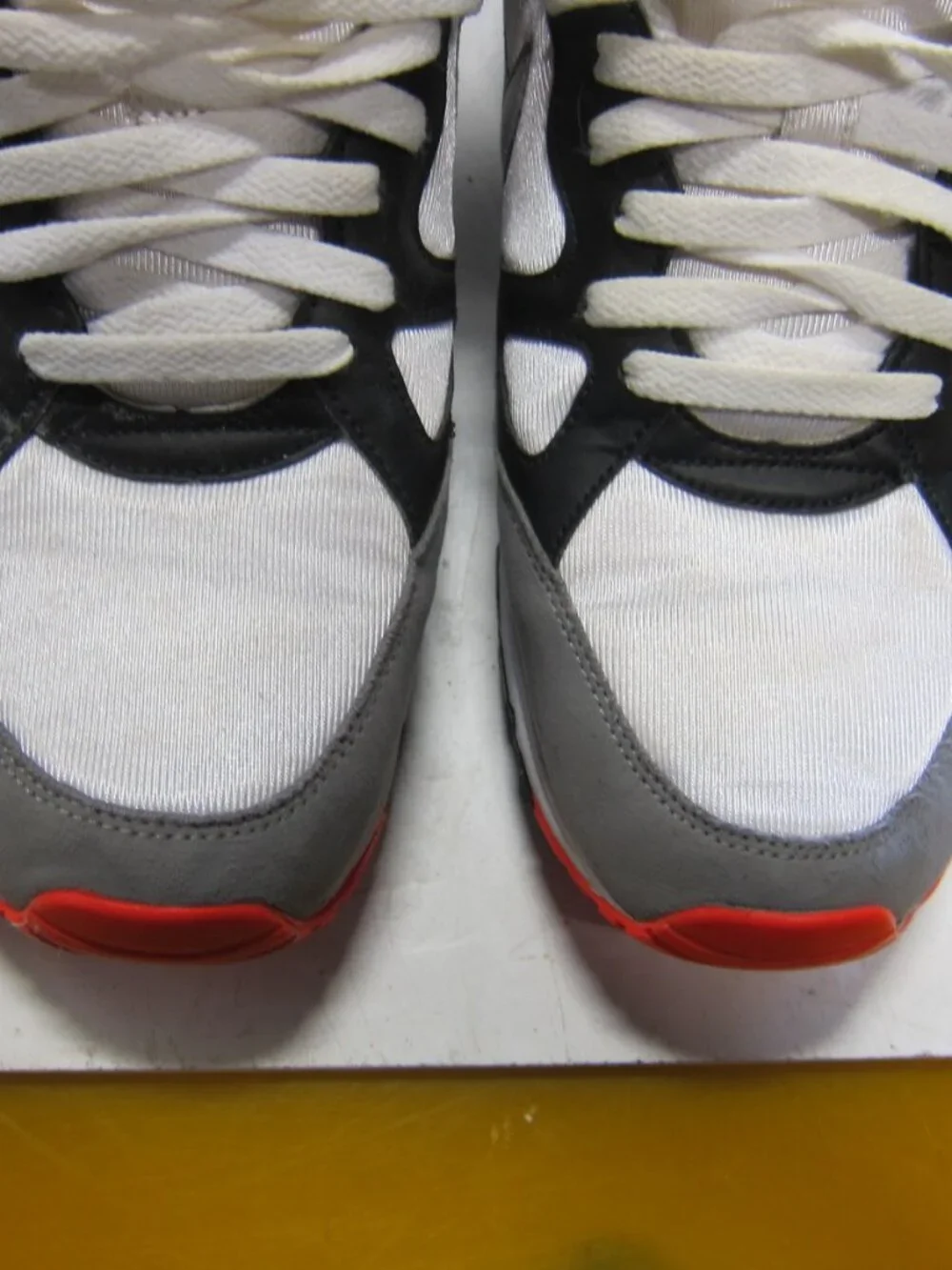 Nike Air Span 2 Men's 12 HotCoral/Wolf Grey/White/Black Shoe's AH8047-005